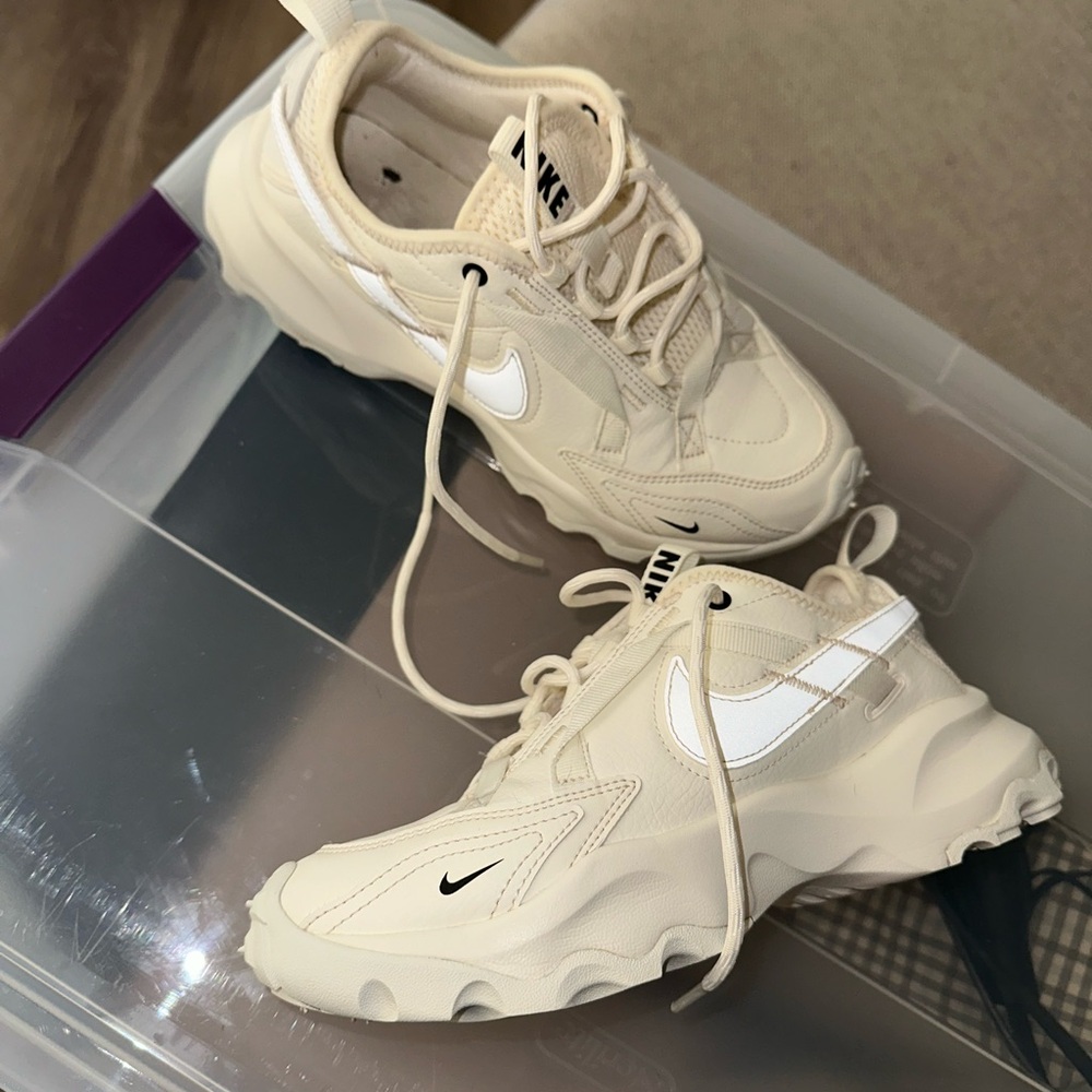Women's White Chunky Sole Sneakers